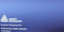 Supreme Wrapping Film Brilliant Blue Matte Metallic
