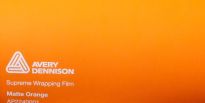 Supreme Wrapping Film Matte Orange