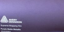 Supreme Wrapping Film Purple Matte Metallic