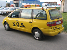 Ford Galaxy 2000, SOS autómentő  autómatricázás, autó matricázás (MMM Trans Kft.)