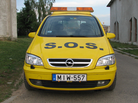 Opel Zafira 2005, SOS autómentő  autómatricázás, autó matricázás (MMM Trans Kft.) 
