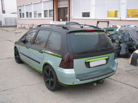 Peugeot 307 SW, carbonshop és mattautofolia.hu  autómatricázás, autó matricázás V1.0