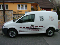Dr. Sef VolksWagen Caddy autó matricázás, autó matricázás