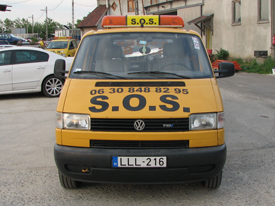Volkswagen Transporter T4 SOS autómentő  autómatricázás, autó matricázás (MMM Trans Kft.) 2